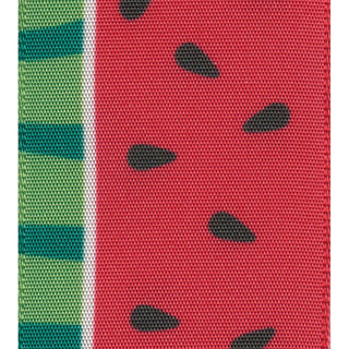 Caspari Watermelon Patterned Wired Ribbon - 7 Yard Spool R933