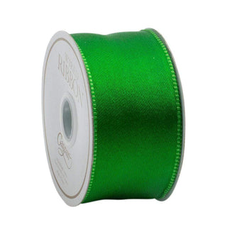 Caspari Green Reversible Wired Ribbon - 6 Yard Spool R943
