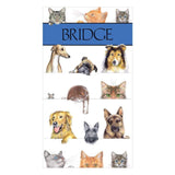 Caspari Dogs and Cats Bridge Score Pad - 1 Each SP119
