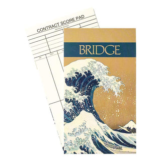 Caspari The Great Wave Bridge Score Pad - 1 Each SP133