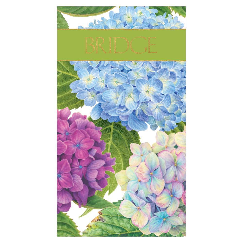 Caspari Hydrangea Garden Bridge Score Pad - 1 Each SP135