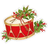 Caspari Christmas Concert Decorative Die-Cut Gift Tag - 4 Per Package TAG110