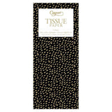 Caspari Little Dash Tissue Paper in Black & Gold - 4 Sheets Included TIS043