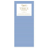 Caspari Mini Stripe Tissue Paper in Navy - 4 Sheets Included TIS067